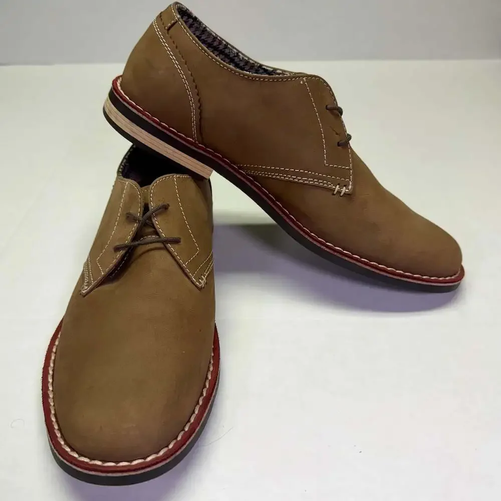 Original Penguin Waylon Tan Suede Oxfords Size US 9.5